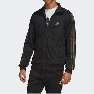 Adidas Originals Camo Track Jacket, Black, Medium